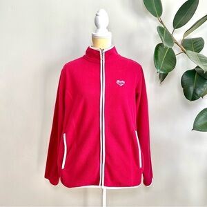 Cruisewear and company Alaska whale tail zipper fleece jacket